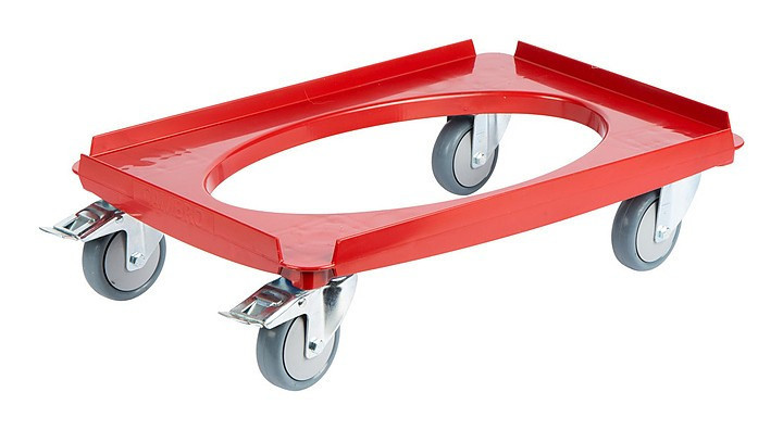 Тележка для термоконтейнера Cambro CD3253EPP 158 ярко-красный