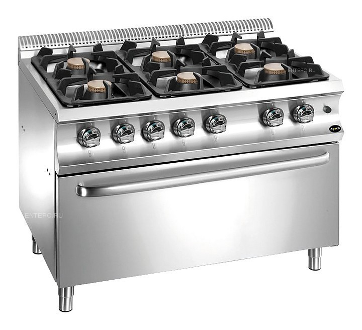 Плита газовая Apach Chef Line GLRRG129FEXXL