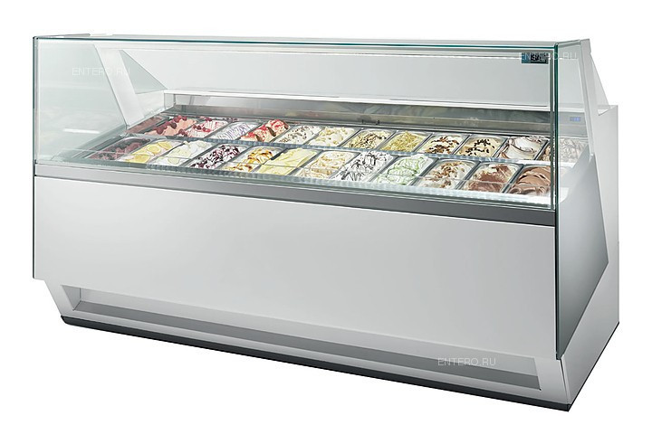 Витрина для мороженого ISA Diva 120+50 Combi H140
