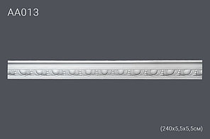 Плинтус потолочный с рисунком АА013 240х5,5х5,5 см (полиуретан)