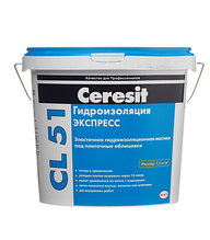 Эластичная гидроизоляционная мастика под плиточные облицовки Ceresit CL 51