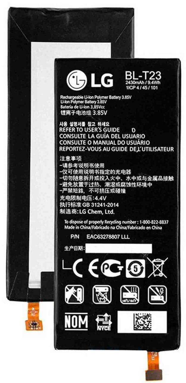 Заводской аккумулятор для LG X Cam K580DS (BL-T23, 2520mAh)