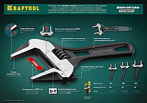 Ключ разводной SlimWide Compact, 140 / 32 мм, KRAFTOOL, фото 3