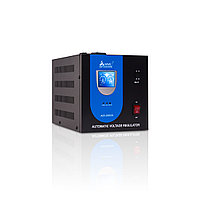 Стабилизатор SVC AVR-3000, 3000ВА/1800Вт, LED-дисплей, AVR: 140-270В, Клеммная колодка, Чёрно-синий