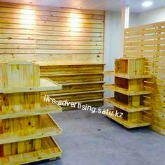 Стеллажи деревянные торговые для магазинов №32 - фото 1 - id-p72999424