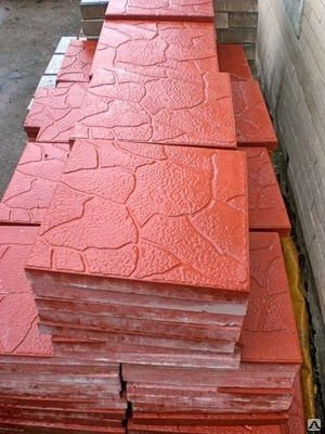 Плитка «Тортилла Big» из цветного бетона