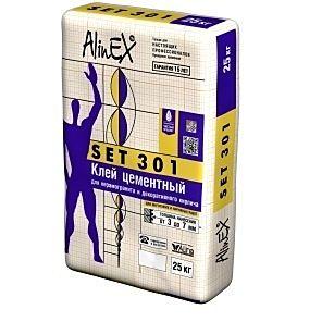 Клей кафельный (плиточный) Set 301 Alinex (Сэт 301 Алинекс)