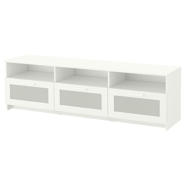 Тумба под ТВ БРИМНЭС белый 180x41x53 см ИКЕА, IKEA