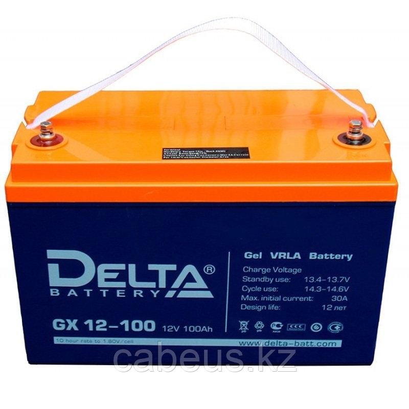 Аккумулятор gel 12в. Аккумуляторная батарея Delta GX 12-100. Delta GX 12-100 (12в/100ач). Аккумулятор Дельта 100ач гелевый. Аккумулятор тяговый Дельта 12в 100ач.