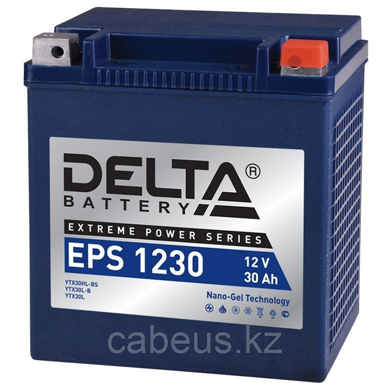 Мото аккумулятор Delta EPS 1230