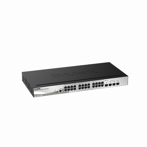 Коммутатор D-link DGS-1510-28L/ME/A1A (24 порта, Управляемый, 10/100/1000 Мбит/с, 4 порта 1000Base-X SFP,