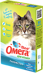 Омега Neo+ для выведения шерсти из желудка кошек 90табл