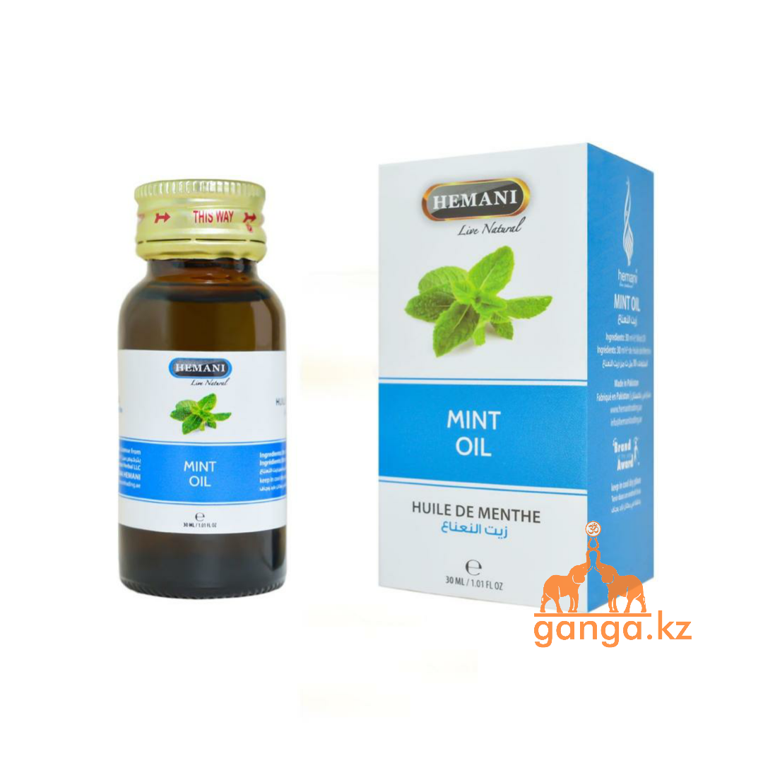 Масло мяты (Mint Oil HEMANI), 30 мл.