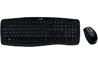 Genius KB-8000X Клавиатура+ мышка USB, Black, RU, CB, 31330219102