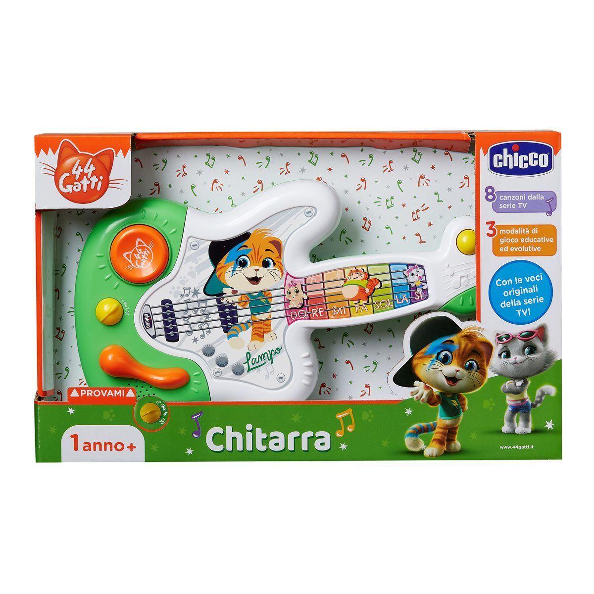 Chicco: Музыкальная игрушка Гитара 44 Котенка