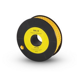 Маркер кабельный Deluxe МК-0 (0,75-3,0 мм) символ "B" (1000 штук в упаковке) - фото 1 - id-p73083424