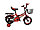 Велосипед Phillips красный оригинал детский с холостым ходом 12 размер, фото 2