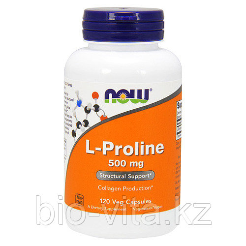 L -Proline Пролин. 500 мг. Now foods