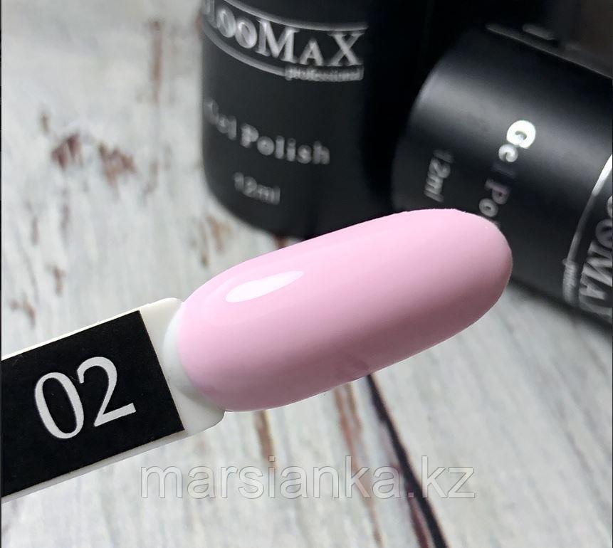 Гель лак BlooMax №2 с ароматом клубники, 12 мл