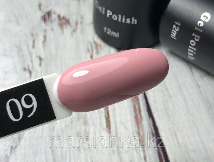 Гель лак BlooMax №9 с ароматом клубники, 12 мл