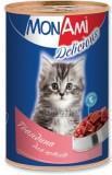 МонАми 350гр С говядиной консервы для котят