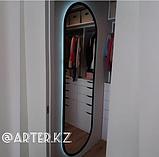 Зеркало с LED-подсветкой «парящее» в раме МДФ, 2000(В)х800(Ш)мм, фото 3