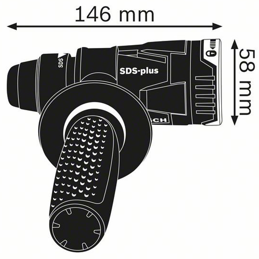 BOSCH насадка для аккумуляторной дрели-шуруповерта GHA FC2 (1 600 A00 3NF) - фото 4 - id-p73097489