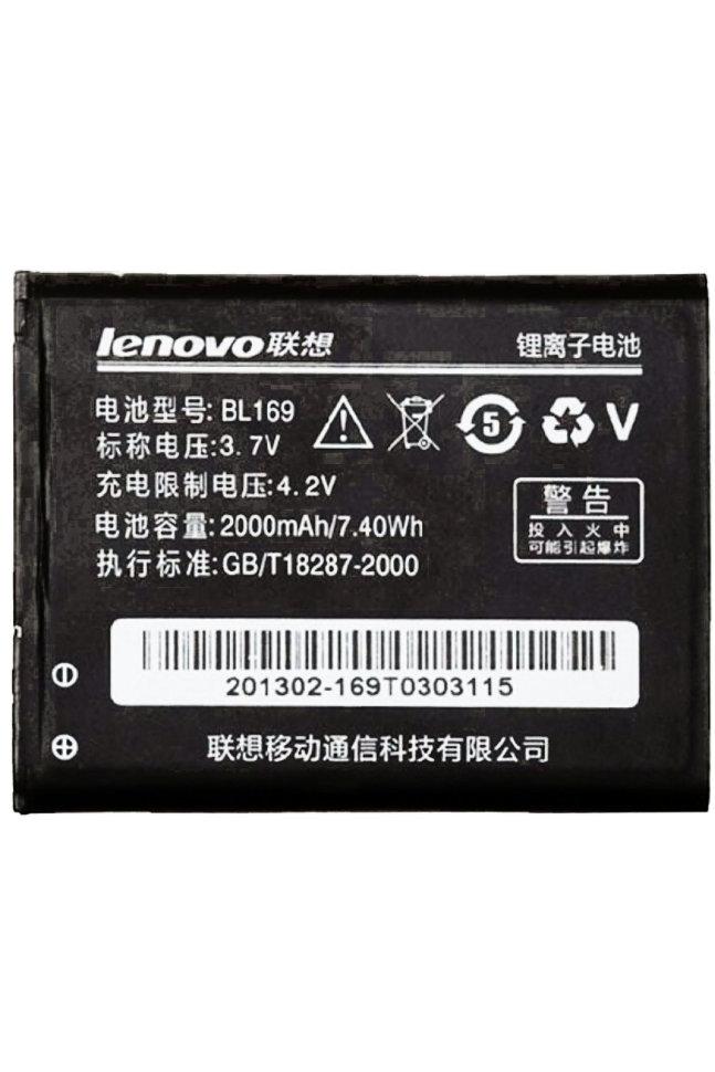 Заводской аккумулятор для Lenovo S560 (BL169, 2000mAh)