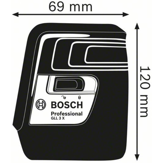 BOSCH 15 м, нивелир лазерный GLL 3-X (0 601 063 CJ0) - фото 3 - id-p73097374