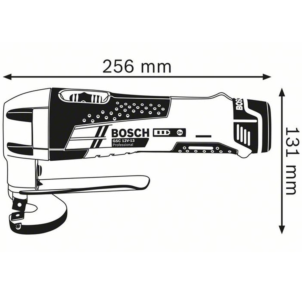 BOSCH 12 В, 5000-32000 об/мин, ножницы листовые аккумуляторные GSC 12V-13 (0 601 926 105) - фото 4 - id-p73097444