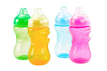 Поильник-непроливайка с силиконовым носиком HAPPY CARE, 320мл