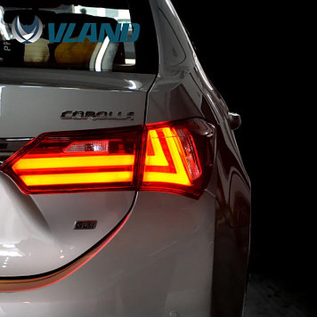 Светодиодные фонари в стиле LEXUS на Toyota Corolla E18 c 2013 по 2018 г.