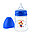 Бутылочка для кормления из полипропилена Sweet baby c силиконовой соской HAPPY CARE, 150мл, фото 6