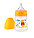 Бутылочка для кормления из полипропилена Sweet baby c силиконовой соской HAPPY CARE, 150мл, фото 8