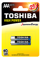 Батарейка алкалиновая Toshiba HIGH POWER LR03GCP BP-2 AAA