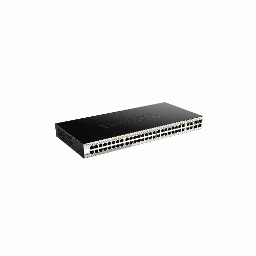 Коммутатор D-link DGS-1210-52/F (48 портов, Настраиваемый WebSmart, 10/100/1000 Мбит/с, 4 комбо