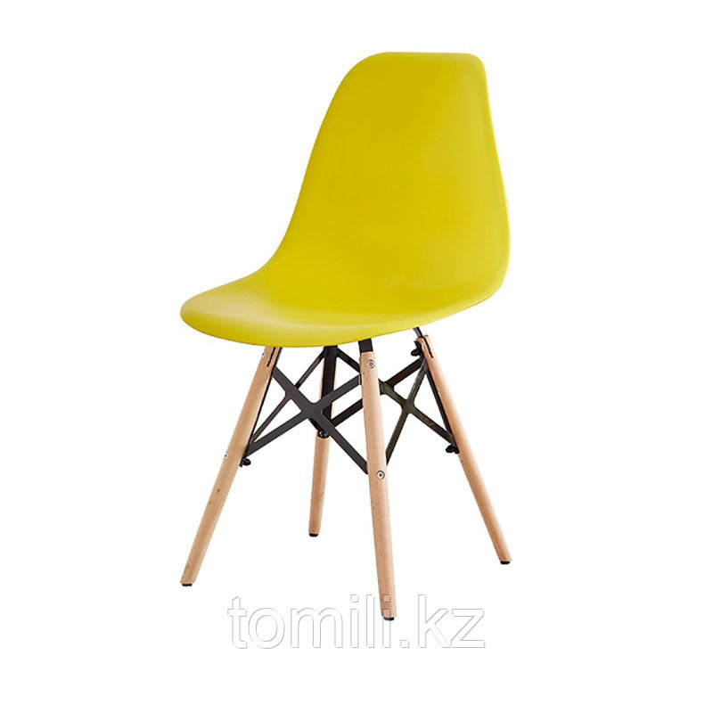 Пластиковый стул с деревянными ножками - фото 10 - id-p73171245