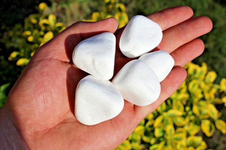 Белая галька гравий размер камня 5-20 мм Алматы - фото 6 - id-p73173042
