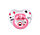 Соска-пустышка Bonbons силиконовая с колпачком, размер 2 HAPPY CARE, 1шт, фото 6