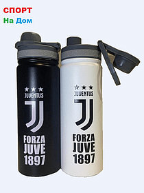 Клубная спортивная бутылка для воды Ювентус (цвет черный,белый)