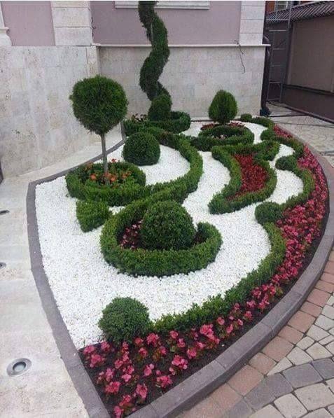 Галечник белый для дизайна