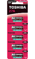 Алкалиновая батарейка Toshiba HIGH POWER 27A BP-1C (код720).