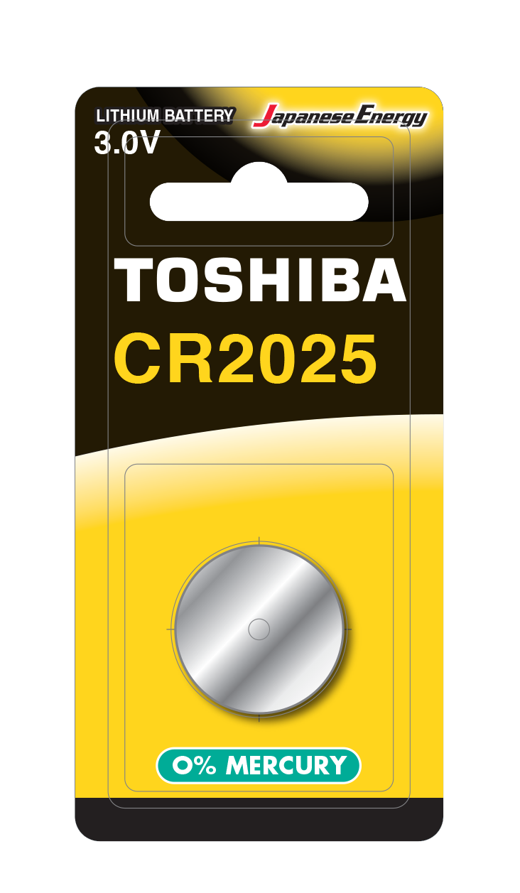 Батарейка алкалиновая таблетка Toshiba СR2025 BP-1С (код724).