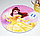 Набор детской посуды Dinner Set 3 Принцесса Белль чашка тарелка кружка (Красавица и чудовище), фото 2