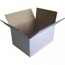 Коробка картонная 33х16,5х25 белая - фото 1 - id-p73183665