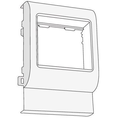 PDA-BN 80 Рамка-суппорт под 2 модуля BRAVA ДКС - фото 2 - id-p73184670