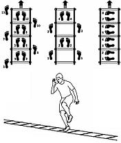 Координационная лестница 4 м для футбольной тренировки, развития скорости, фото 3