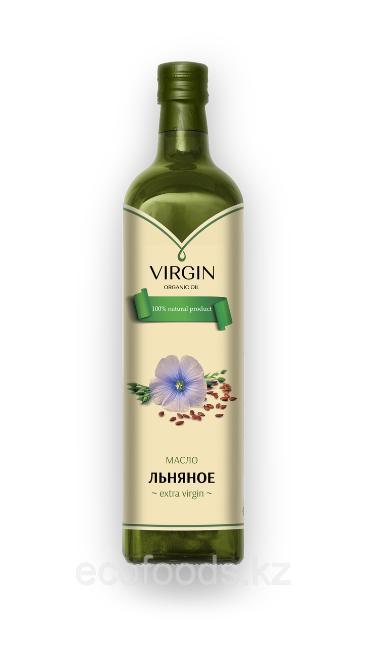 Virgin Organic Oil масло льняное холодного отжима