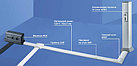 Угол плоский для напольного канала 75х17 мм APSP G, цвет серый ДКС, фото 4