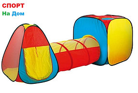 Детская игровая палатка с тоннелем ( размеры: 230 * 78 * 91 см)